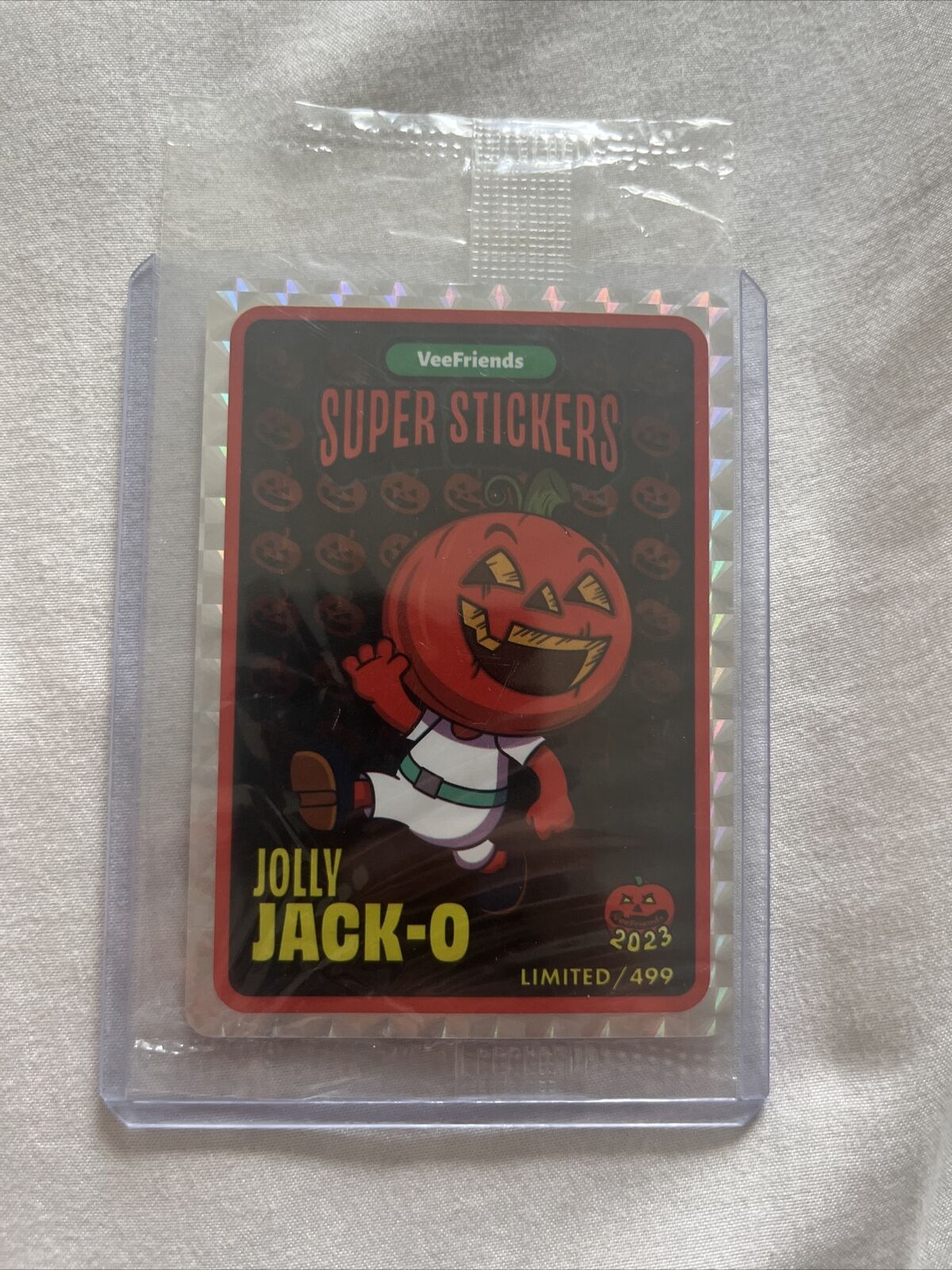 VeeFriends Halloween - Spooktacular - Jolly Jack-O - Super Sticker /499
