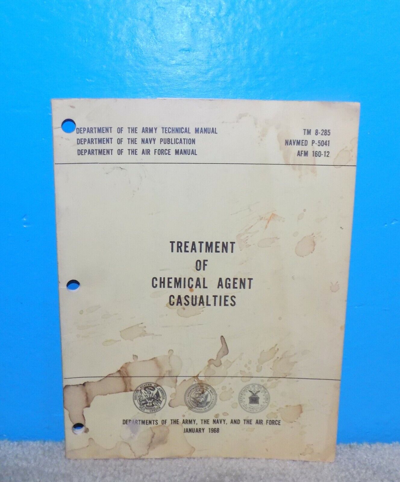 US Army Treatment of Chemical Agent Casualties 1968 TM 8-285