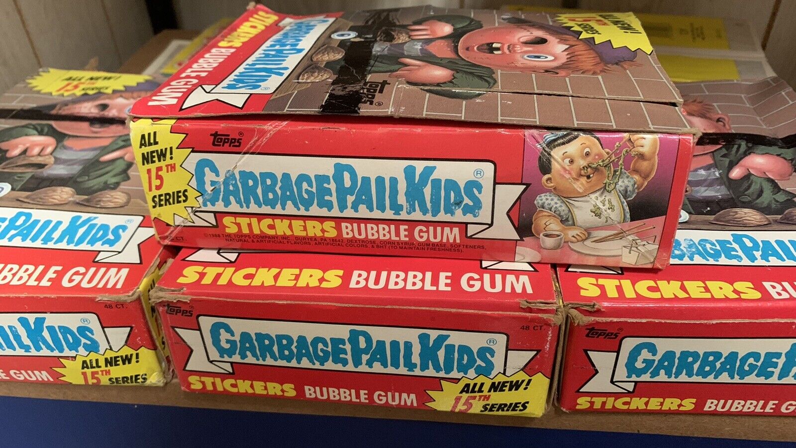 Garbage Pail Kids GPK 15th Series 5 Card Youtube Open READ