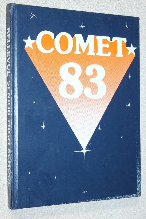 1983 Bellevue High School Yearbook Annual Bellevue Ohio Oh - Comet 83 Vol. 64