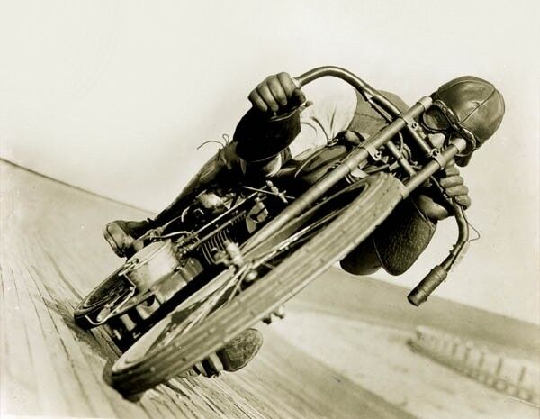 Harley Motorcycle Board Track Racer Daredevil #1 1915-20 photo Vintage  8 X 10  
