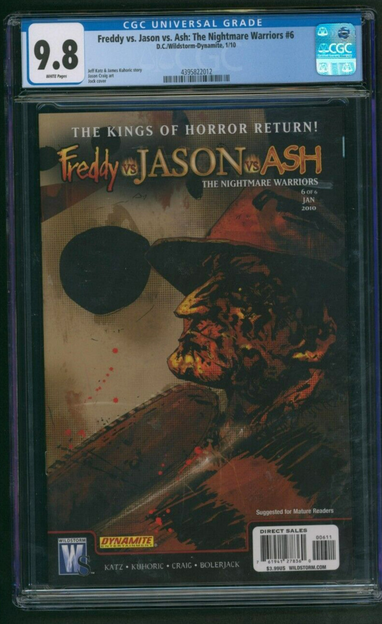 Freddy vs. Jason vs. Ash: The Nightmare Warriors #6 CGC 9.8 Wildstorm Comics