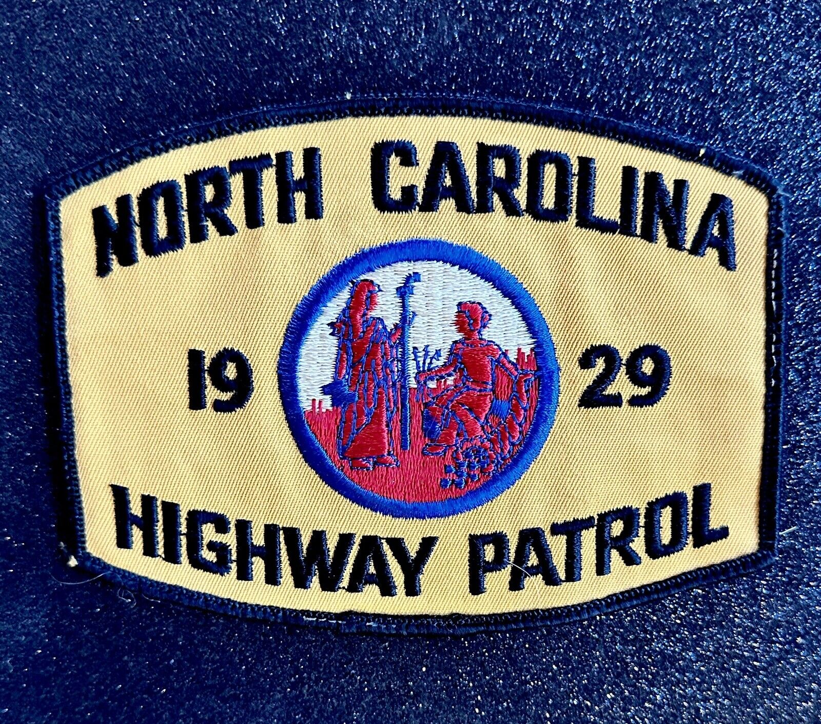 North Carolina Highway Patrol State Police Patch - 1954-71 Issue~ Vintage ~ RARE
