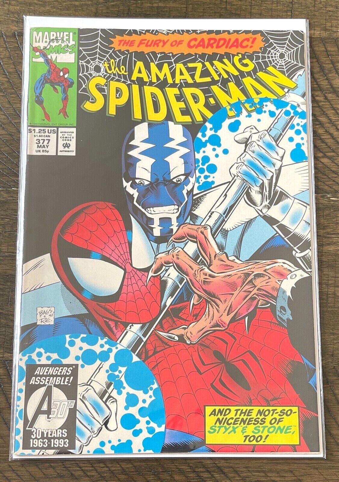 The Amazing Spider-Man #377 (x15) - Fury of Cardiac - Bags and Boards Included