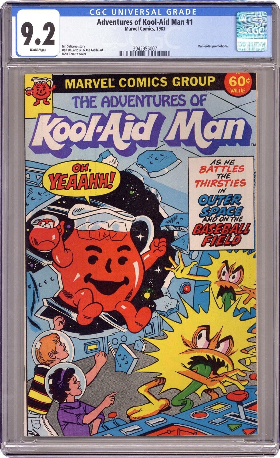 Adventures of Kool-Aid Man #1 CGC 9.2 1983 3942955007