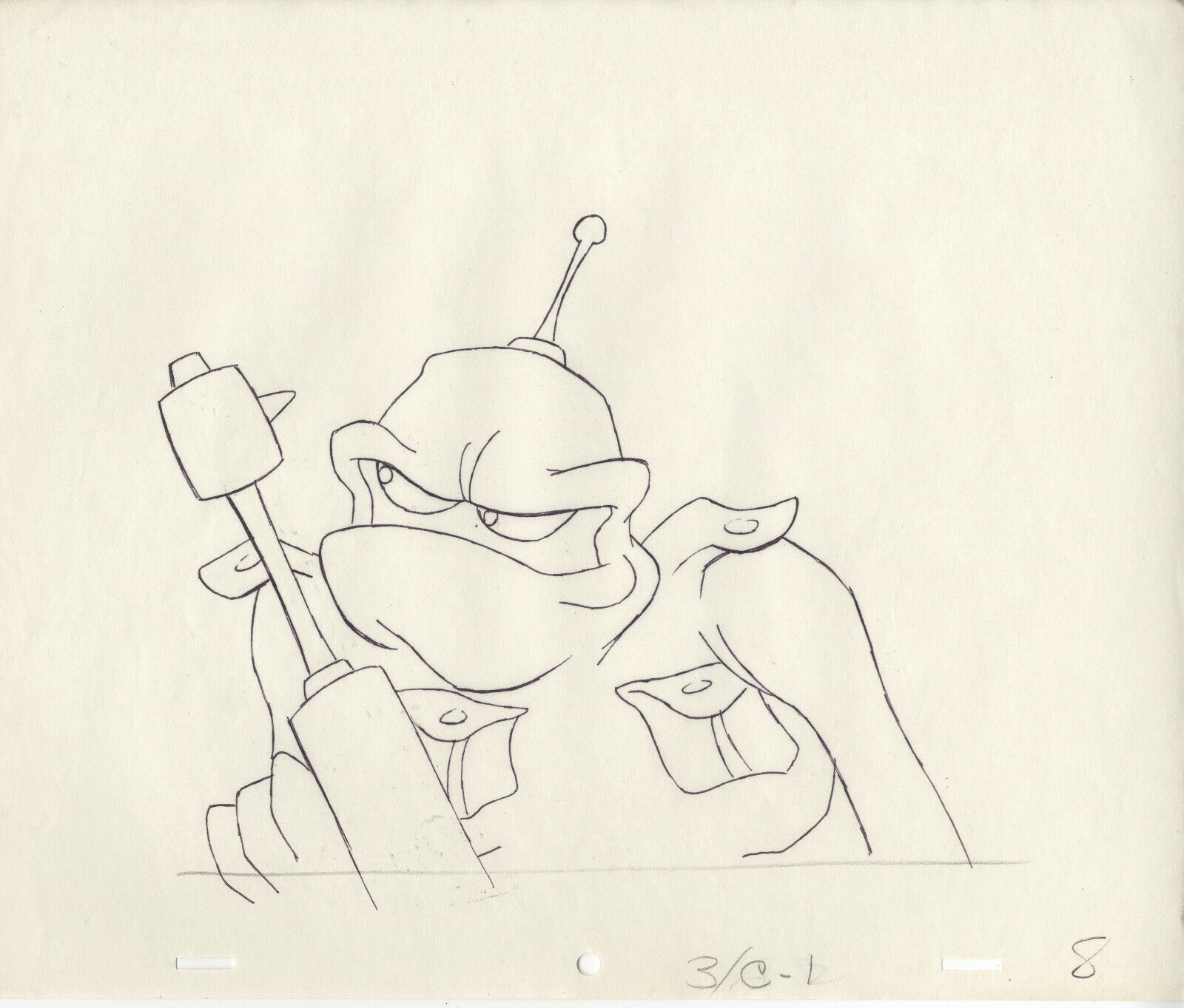 WIZARDS: ORIGINAL ANIMATION PRODUCTION DRAWINGS (w/ Free Autograph)
