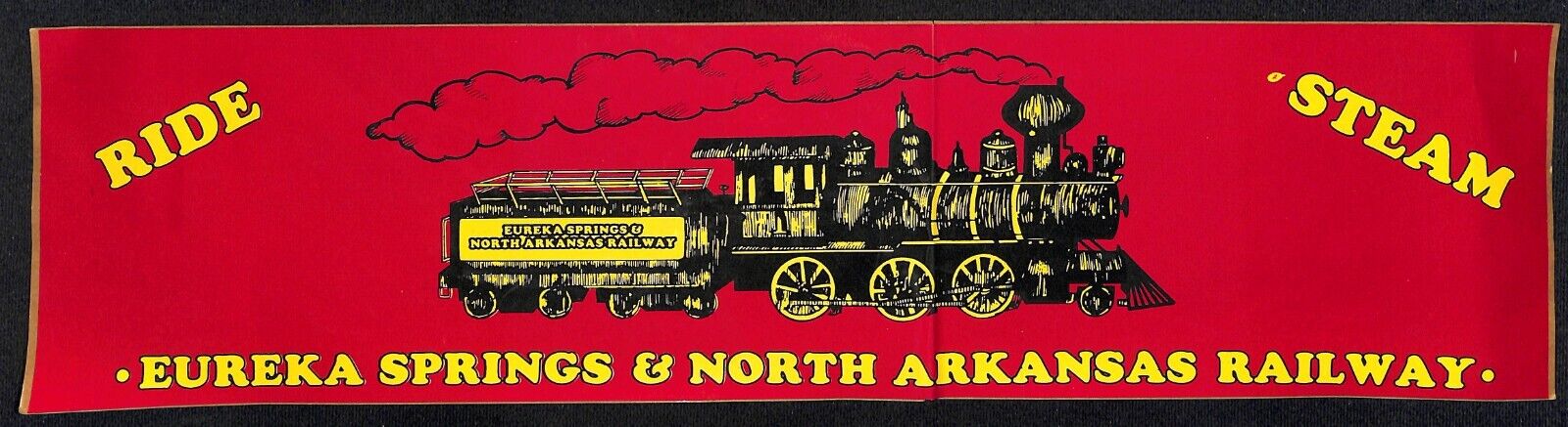 Eureka Springs & North Arkansas Railway Sticker 3 1/2\