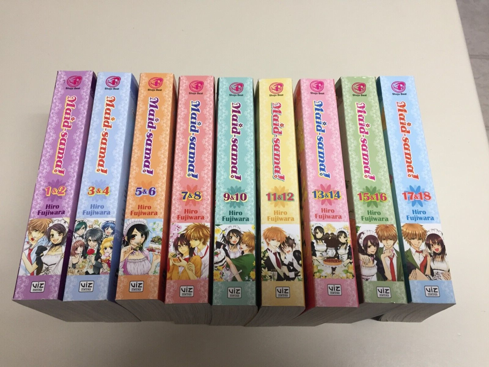 Maid Sama Omnibus 2 in 1 Edition Complete English Manga Set Series Volumes 1-18