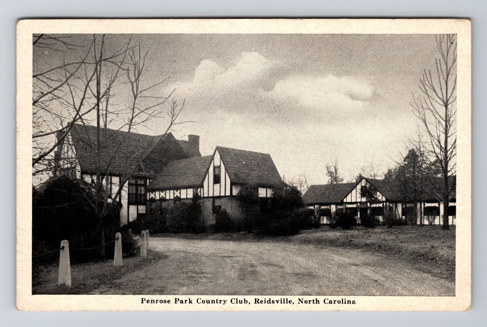 Reidsville NC-North Carolina, Penrose Park Country Club, Vintage c1946 Postcard