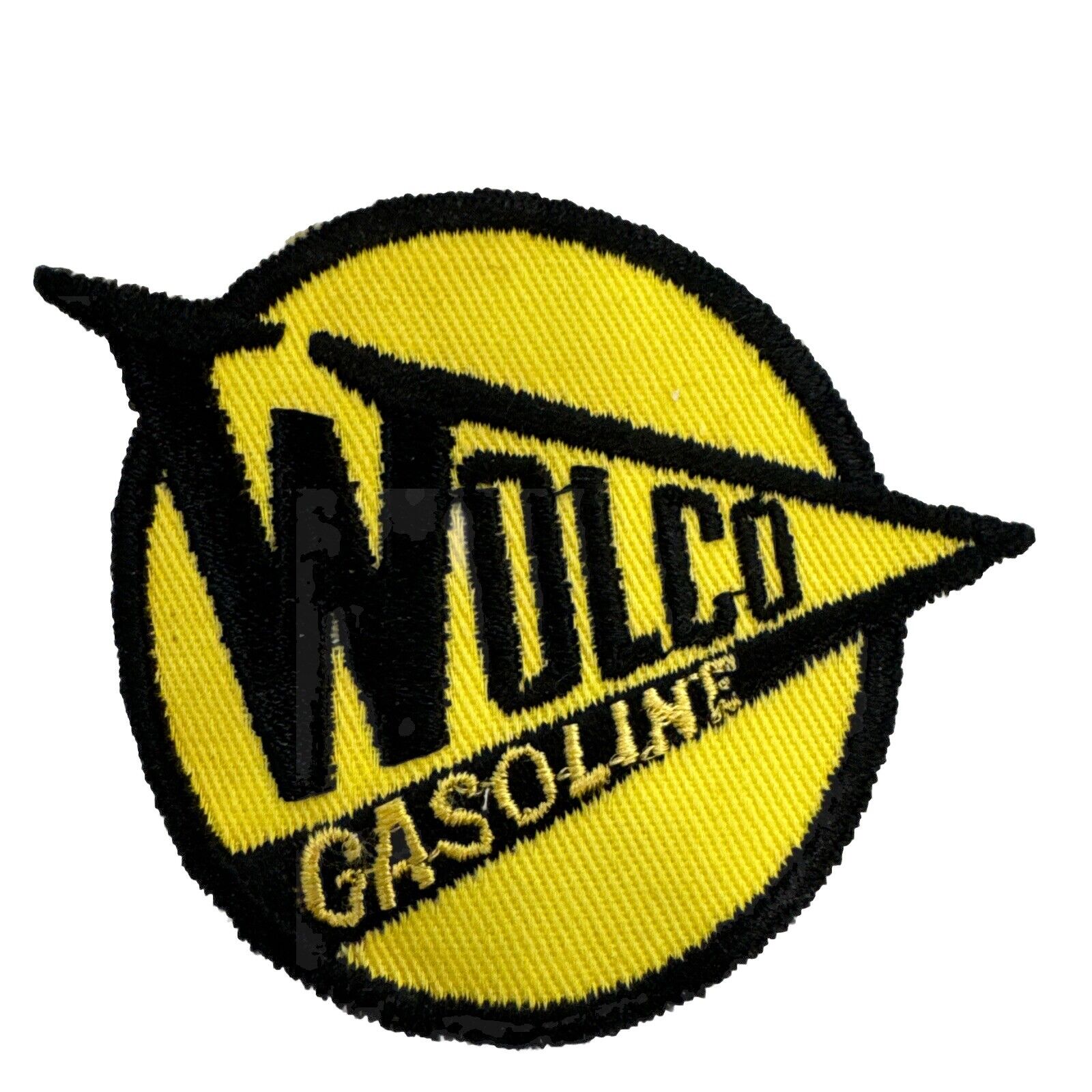 Vintage c. 70s-80s Wolco Gasoline Uniform Embroided Patch Approx 3” NOS