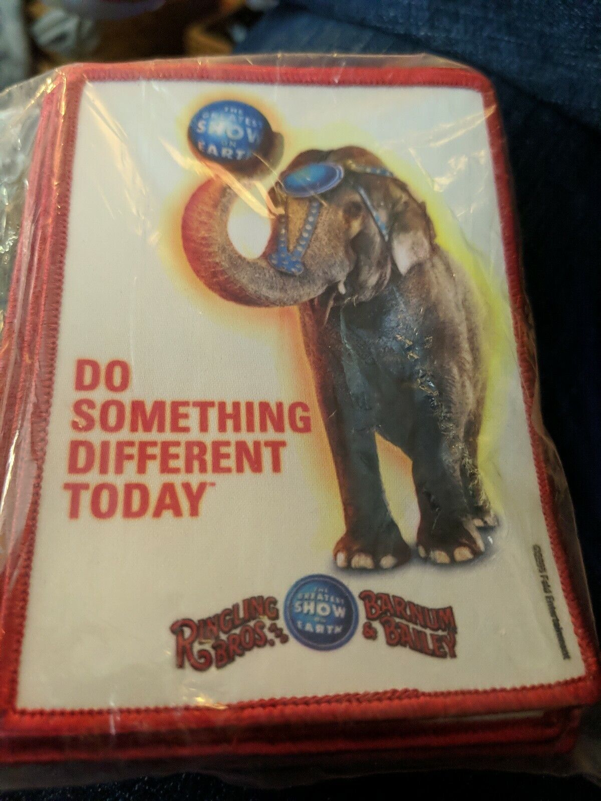Do Something Different Today Ringling Bros Barnum Bailey Circus Patch Elephant