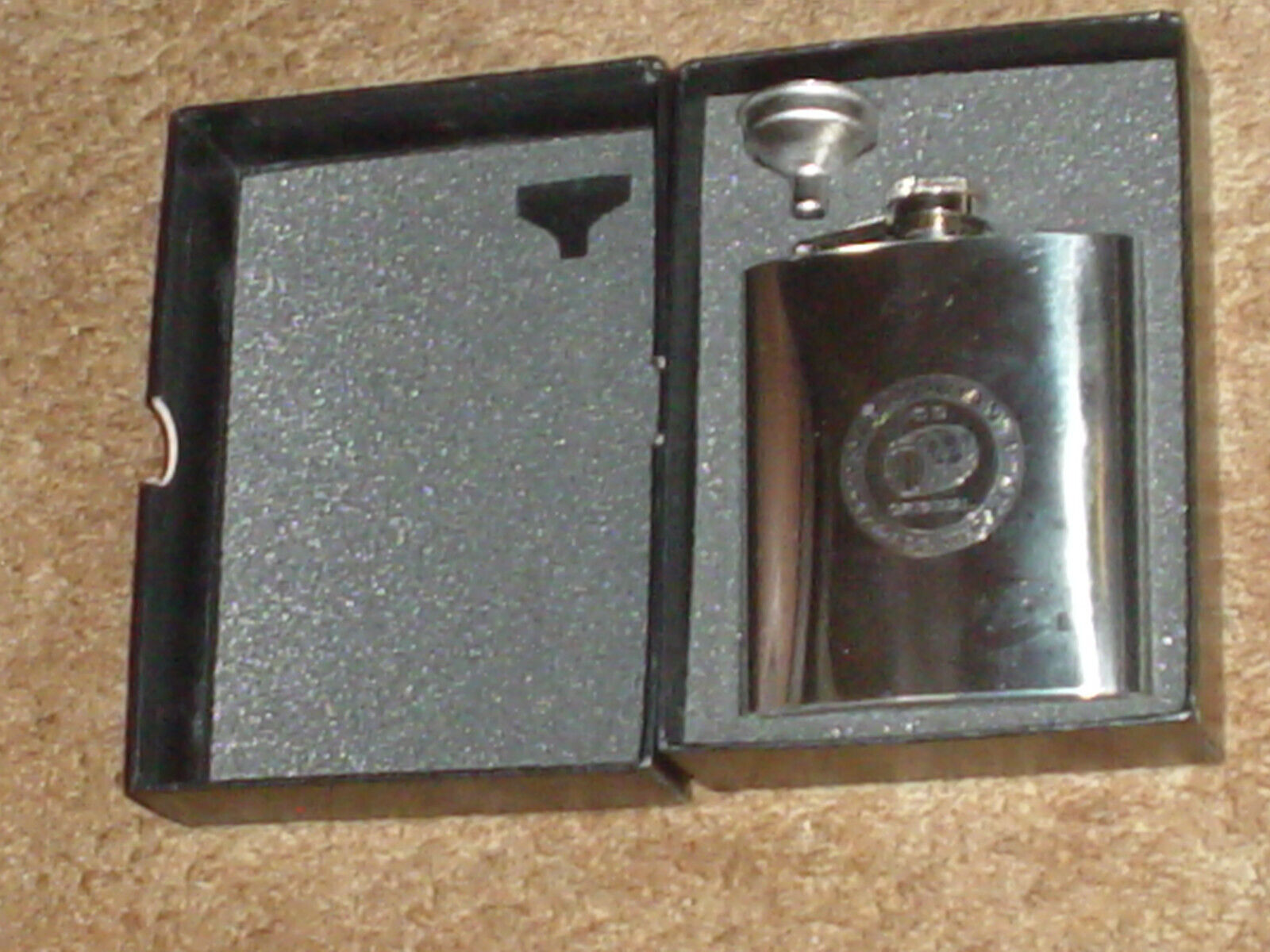 STRANAHAN\'S ORIGINAL COLORADO WHISKEY STAINLESS STEEL 8 OZ. FLASK WITH GIFT BOX