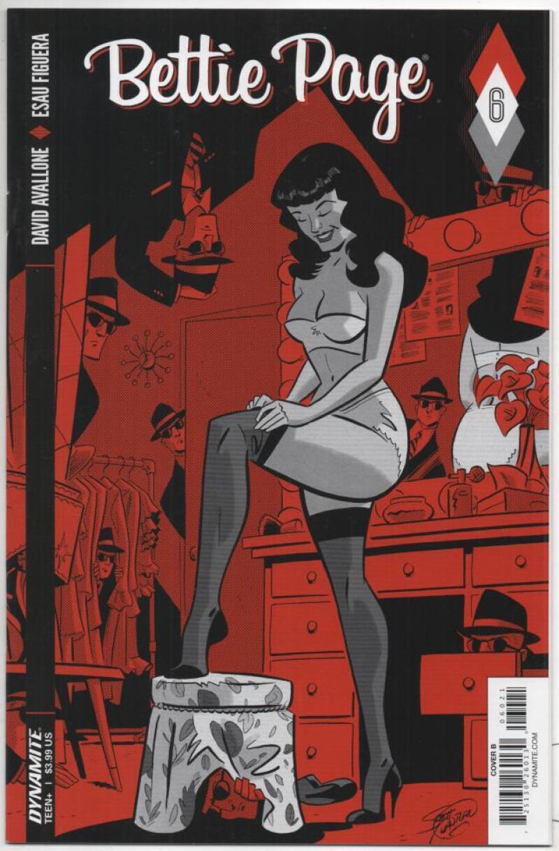 BETTIE PAGE #6 B, NM, Chantler, 2017, Betty, more in store