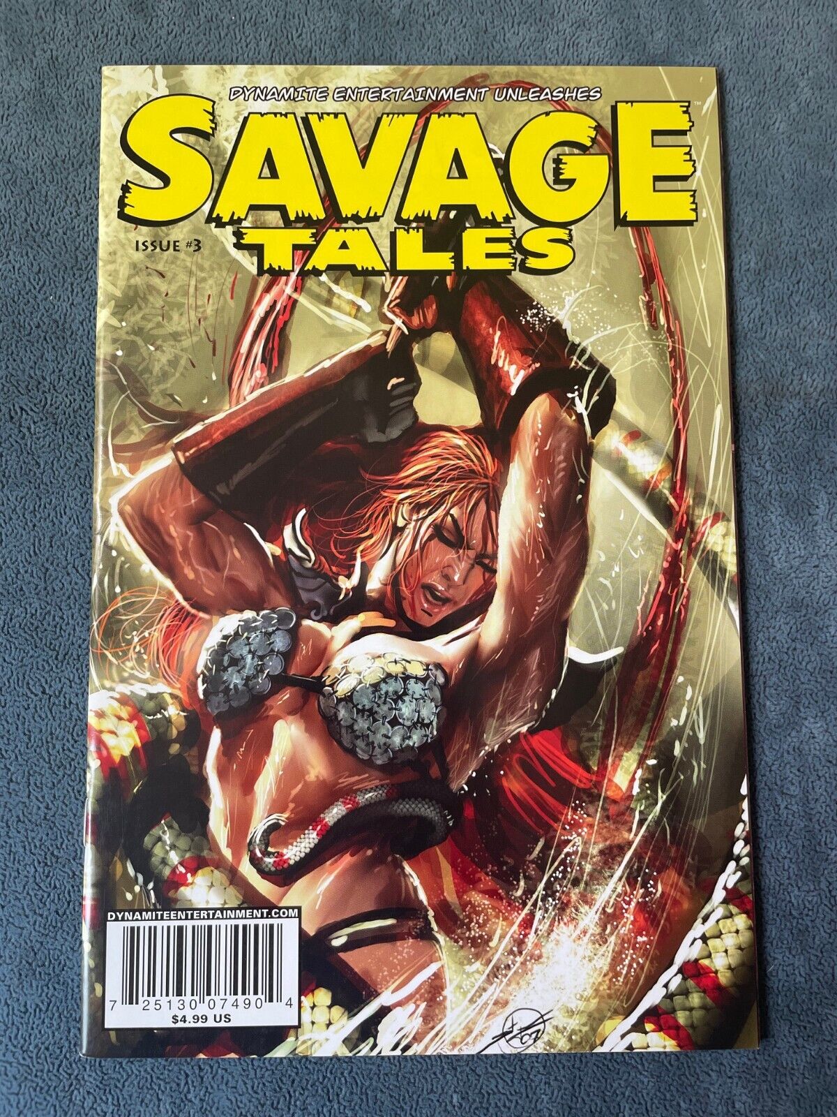 Savage Tales #3 2007 Dynamite Comic Book Stjepan Sejic Variant Cover NM