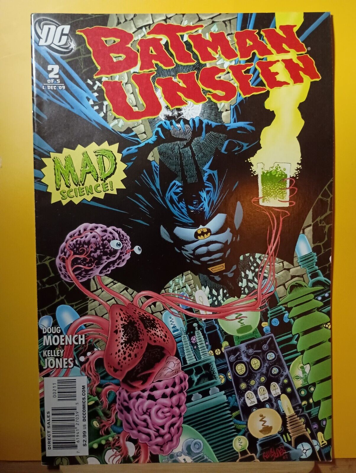2009 DC Comics Batman Unseen Issue 2 Kelley Jones Cover Artist 