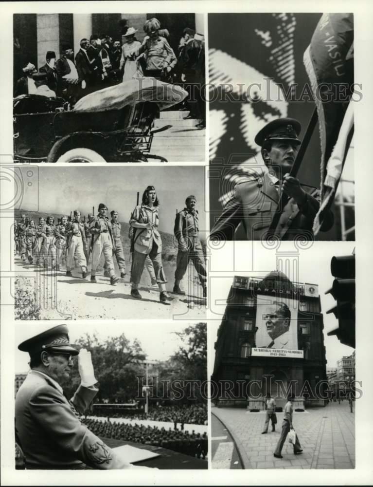1983 Press Photo Historical Events in Sarajevo, Yugoslavia - nop82245