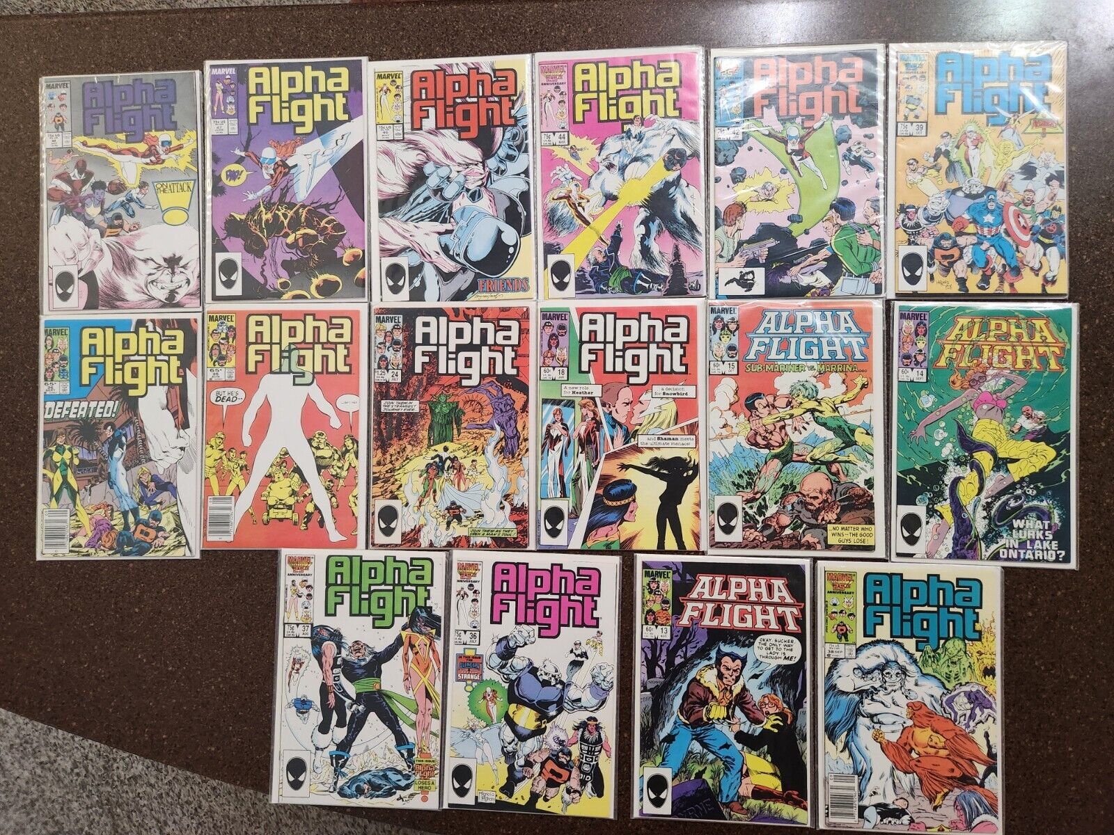 Alpha Fight Comic Book Lot Of 16