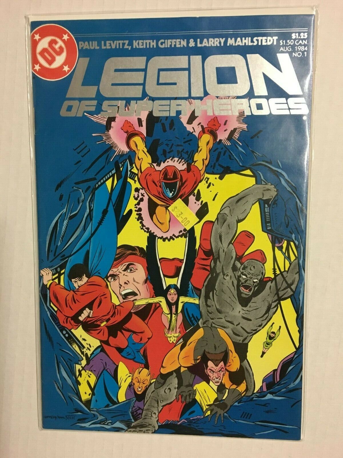Legion of Super-Heroes Issue #1 DC Comics (August 1984) NM Boarded & Bagged