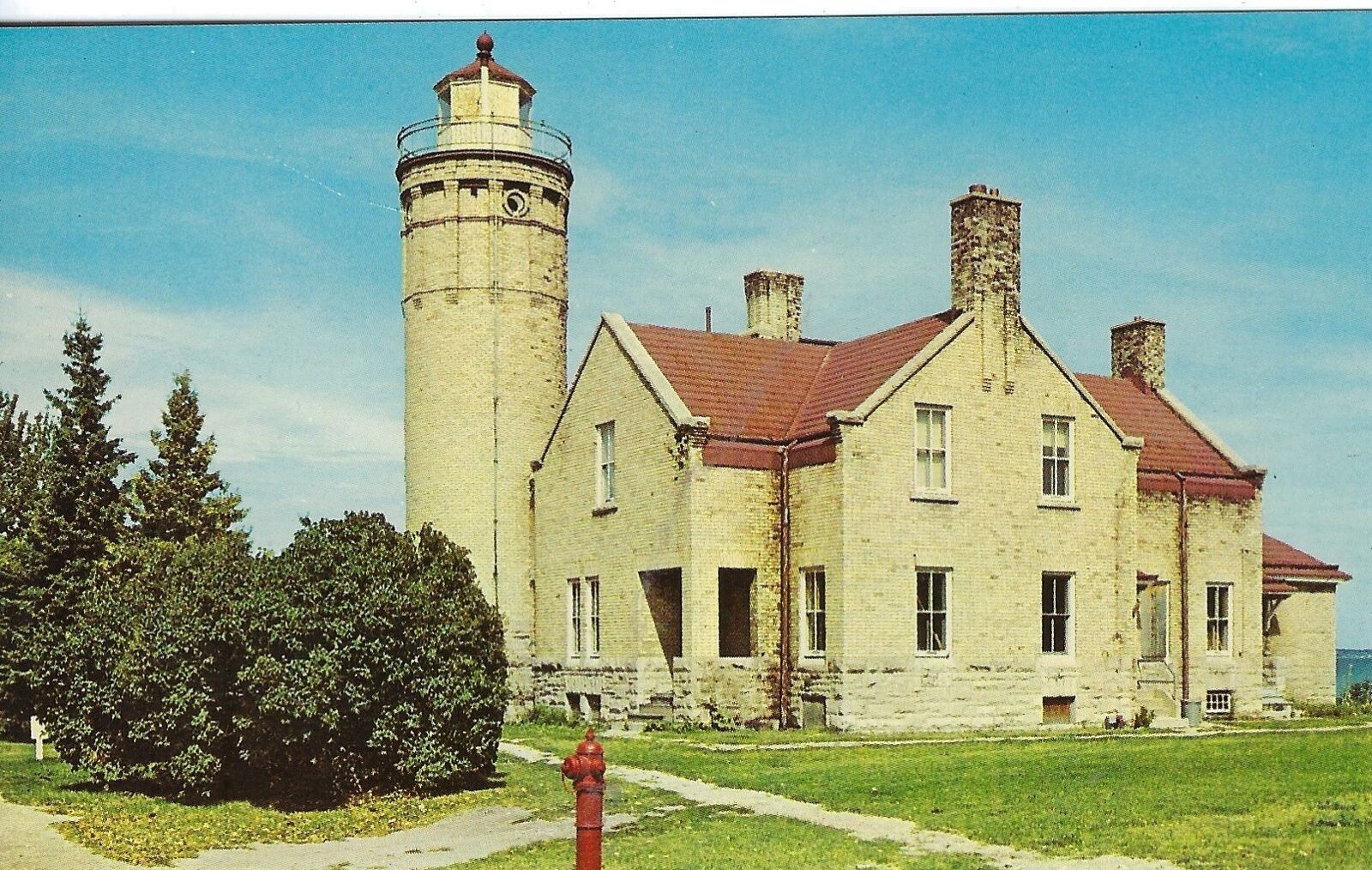 Mackinaw Lighthouse, Mackinaw City, MI Post Card