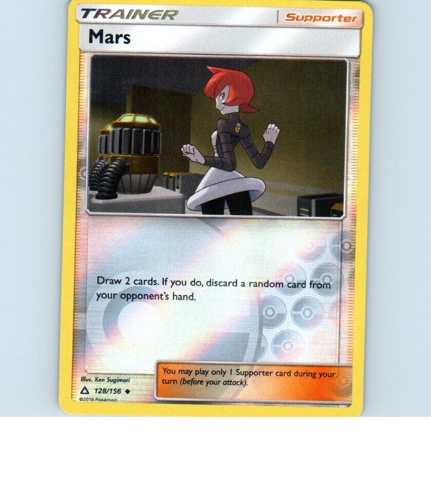 2018 Trainer Mars 128/156 Pokemon Card