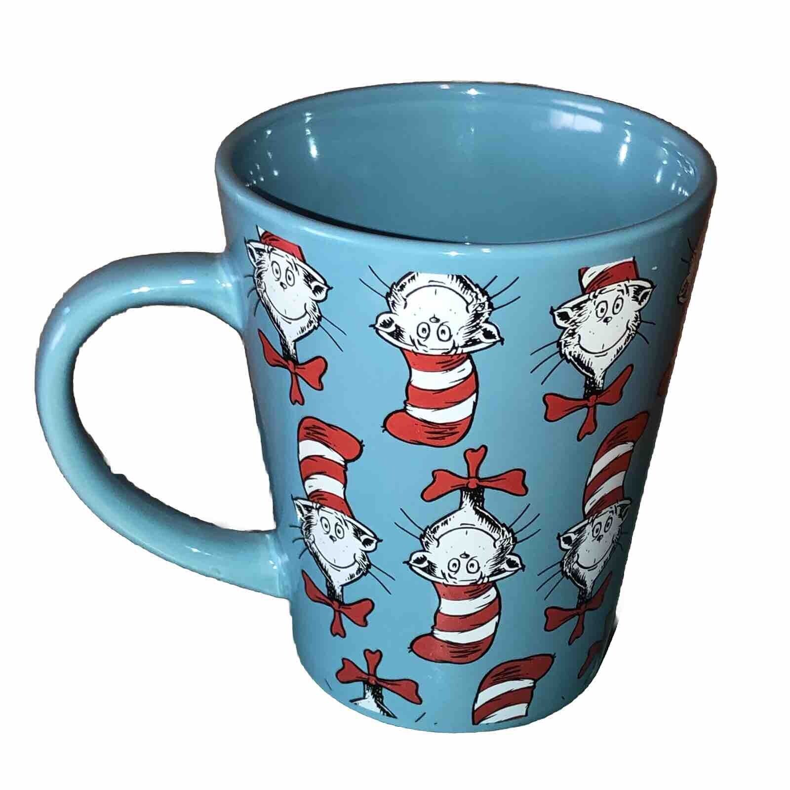 Dr Seuss Cat In The Hat Mug 14 Oz Blue Cup