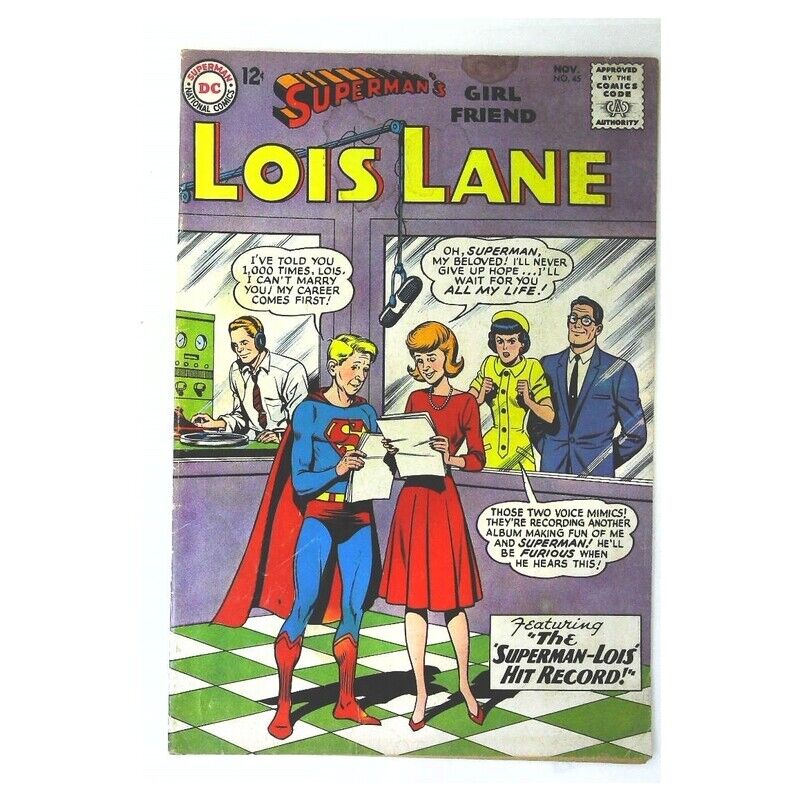 Superman's Girl Friend Lois Lane #45 in Fine minus condition. DC comics [q{