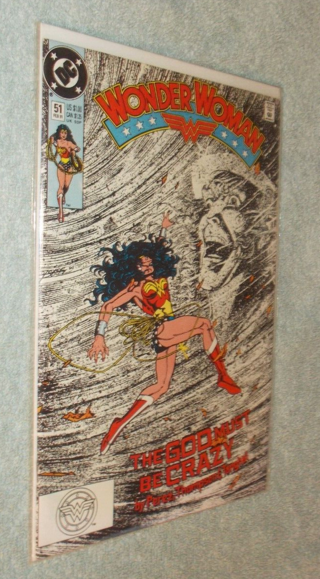 WONDER WOMAN # 51 VG DC COMICS 1991 GEORGE PEREZ