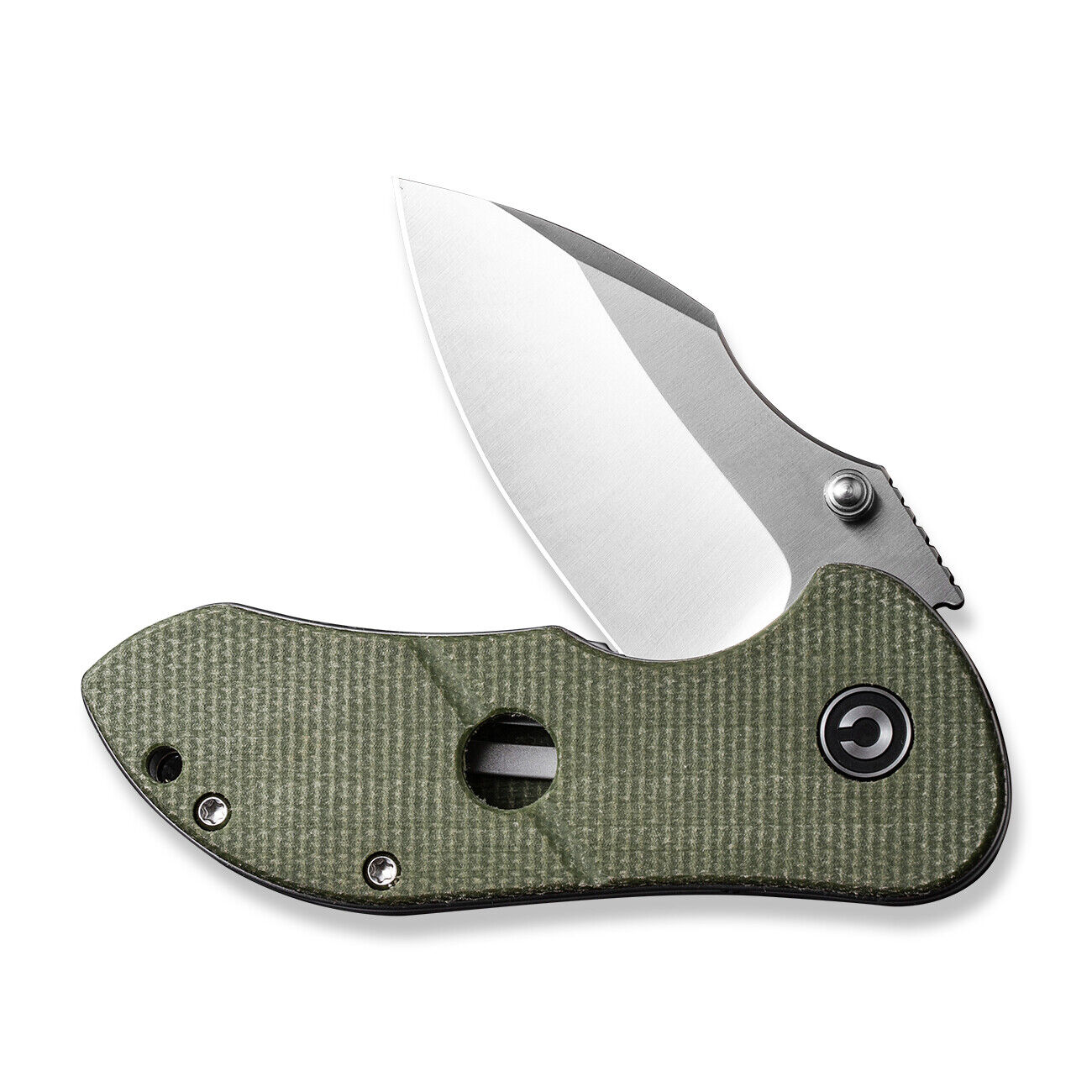 Civivi Knives Gordo Liner Lock C22018C-2 Olive Micarta D2 Steel Pocket Knife