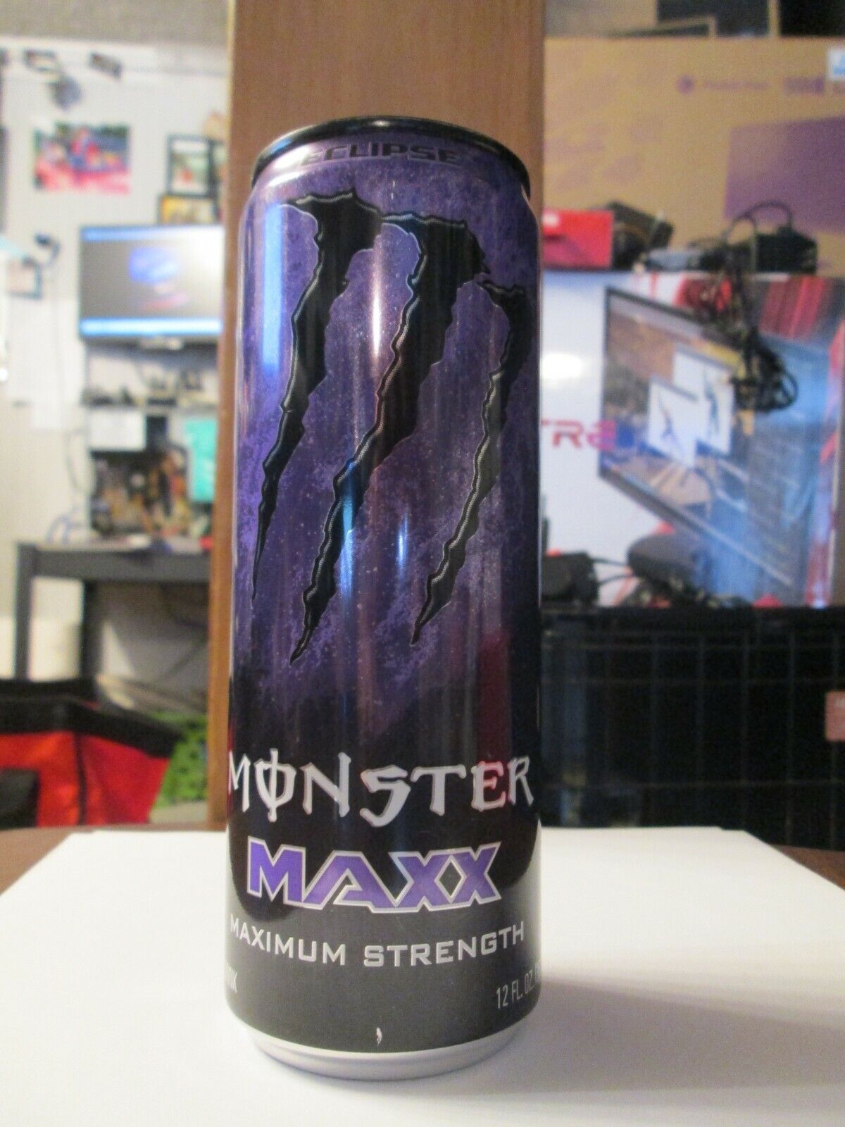 Rare - Monster Energy Purple MAXX Eclipse 12fl OZ New Unopened 