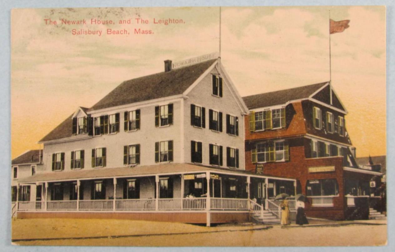 Newark House & The Leighton, Salisbury Beach, MA Massachusetts Postcard (#5071)