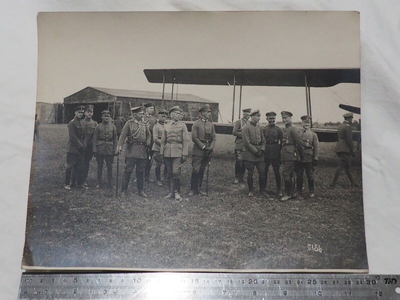 WWI WW 1 Photography  Real Photo  General -Pilots aircraft - Germany large RARE 