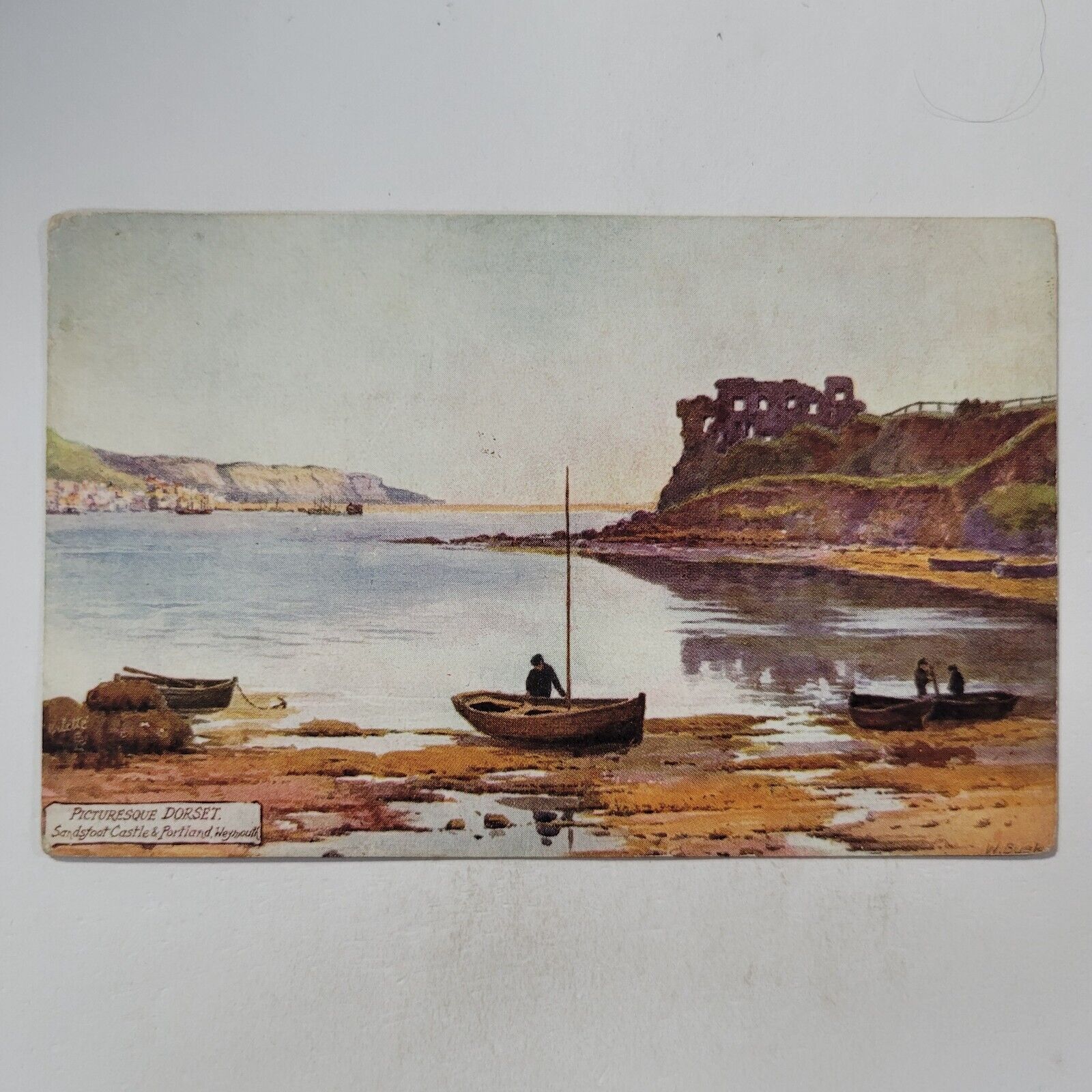 Tuck\'s Postcard Oilette Picturesque Dorset Sandsfoot Castle Portland Weymouth