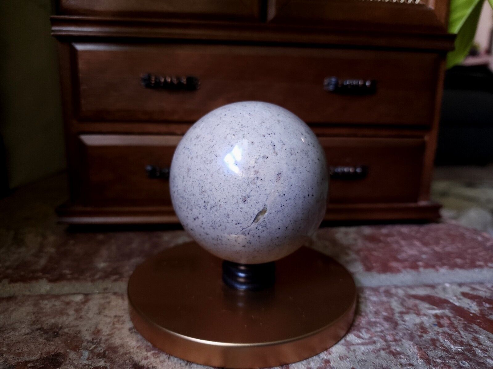 Grey Jasper Sphere Crystal Ball