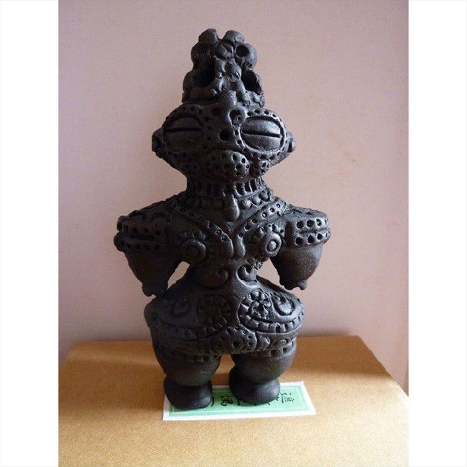 Dogu Jomon period Haniwa Clay Statue Figure replica earthen Doll Image Rare
