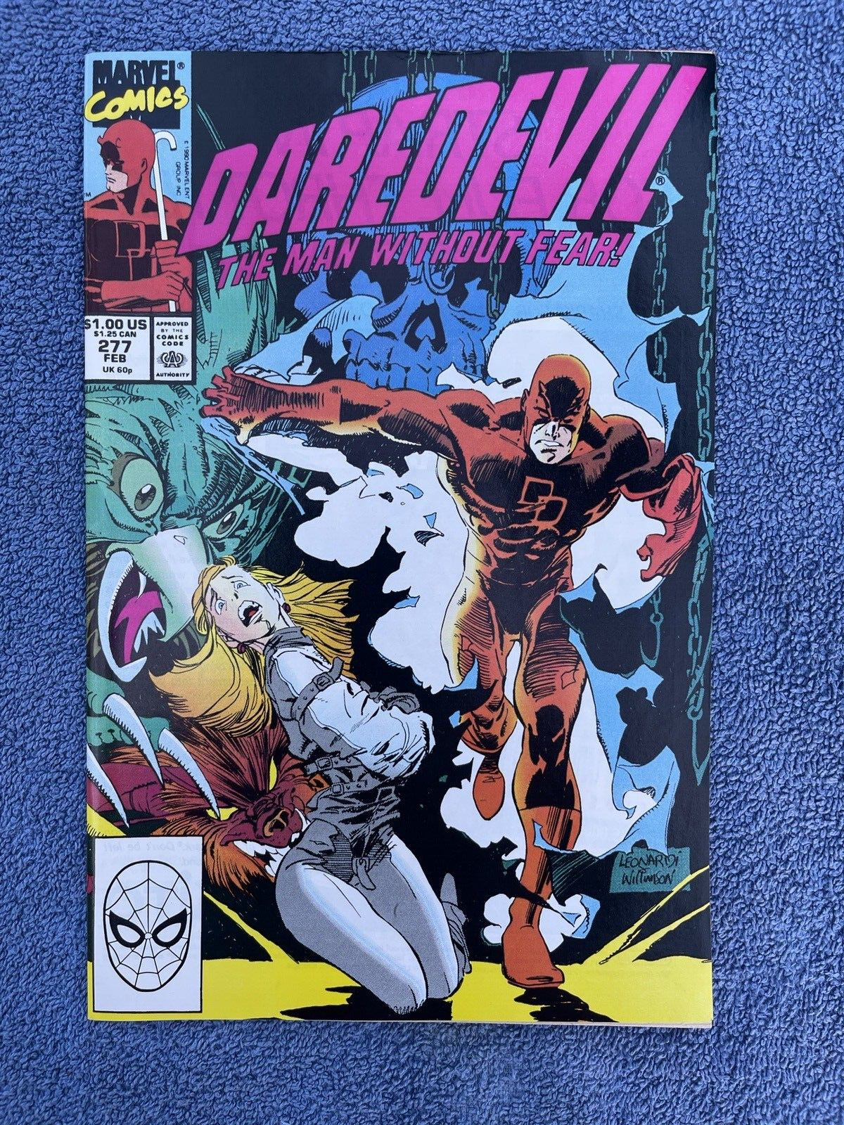 DAREDEVIL #277 (Marvel, 1990) Rick Leonardi