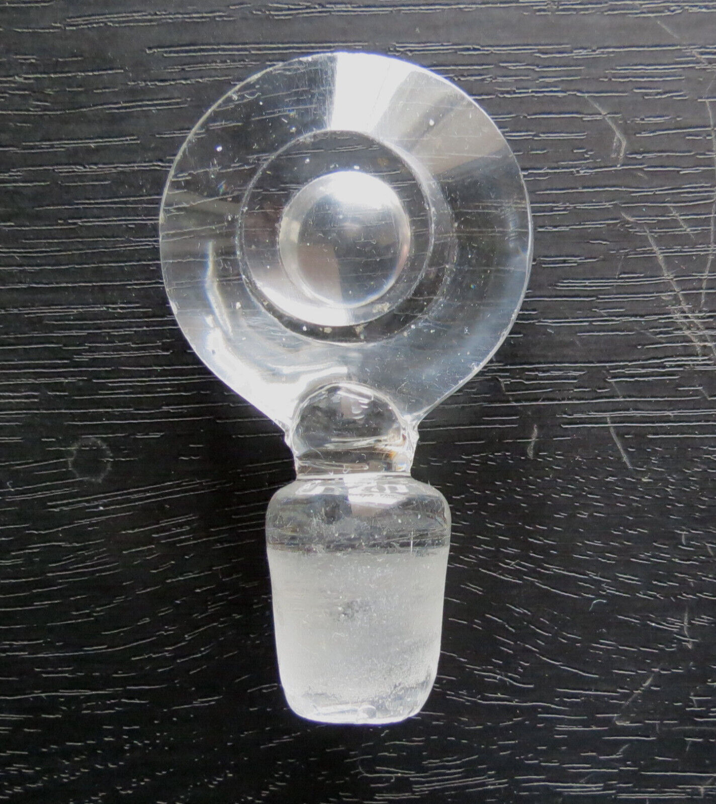 Early Crystal Decanter Stopper c 1790-1820