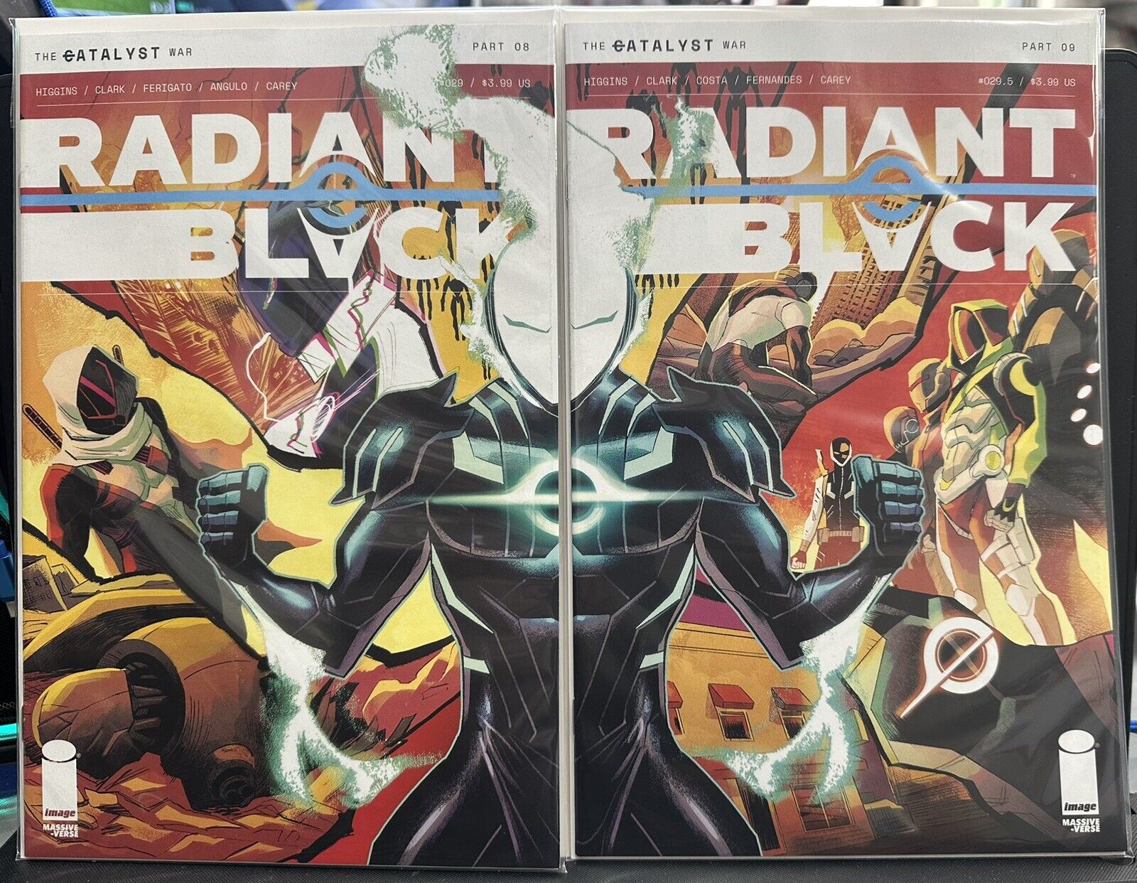 Image Comics Radiant Black #29 & #29.5 Connecting Covers Bagged & Boarded