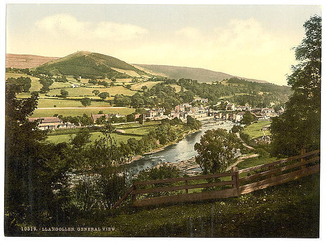 Photo:General view,Llangollen,Wales,c1895 1