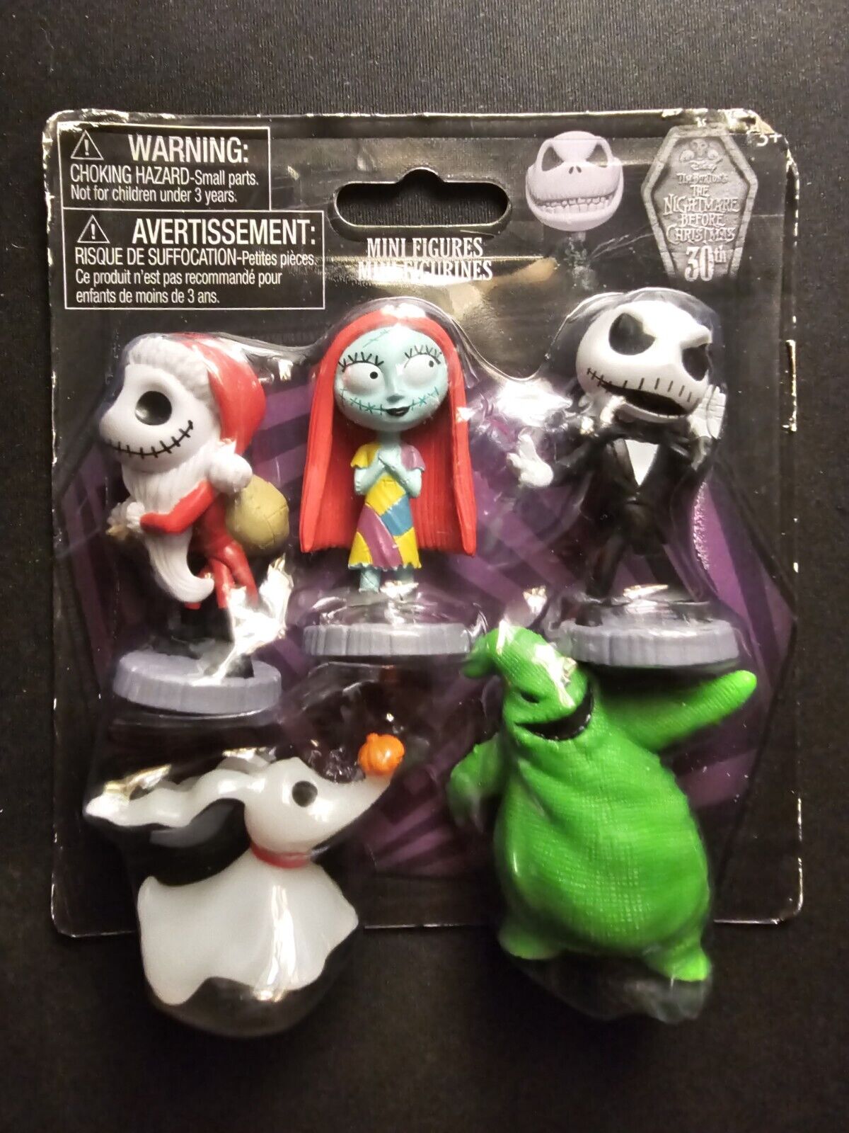 The Nightmare Before Christmas Disney 30th - Mini Figurines 2.5 Inch New