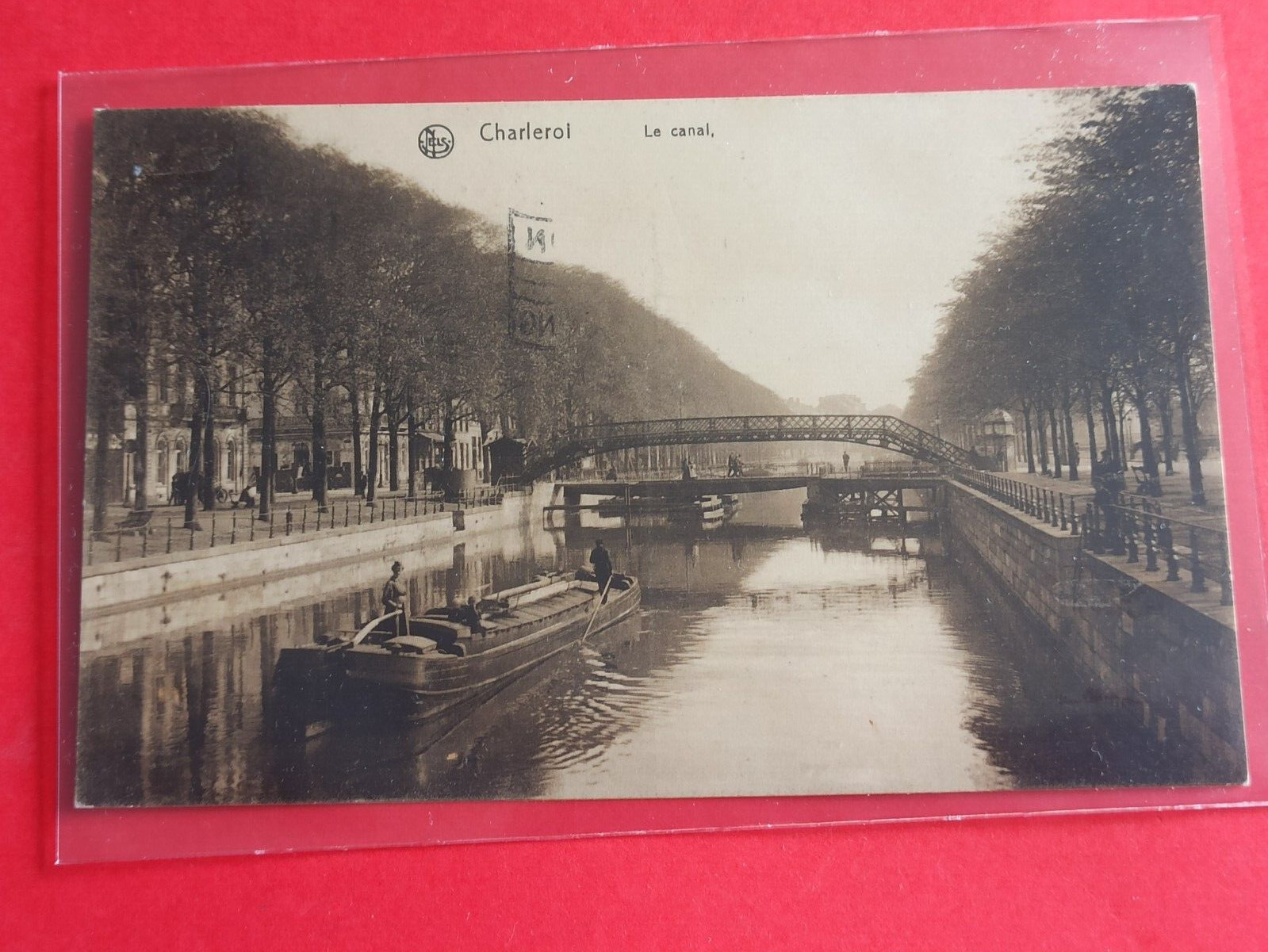 CPA - Charleroi - Le Canal 1913