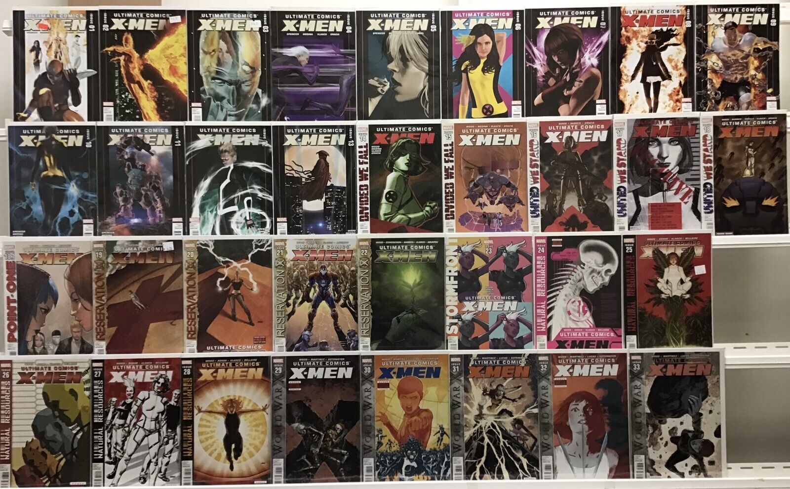 Marvel Comics - X-Men Run Lot 1-33 - Comic Book Lot Of 34 - VF/NM