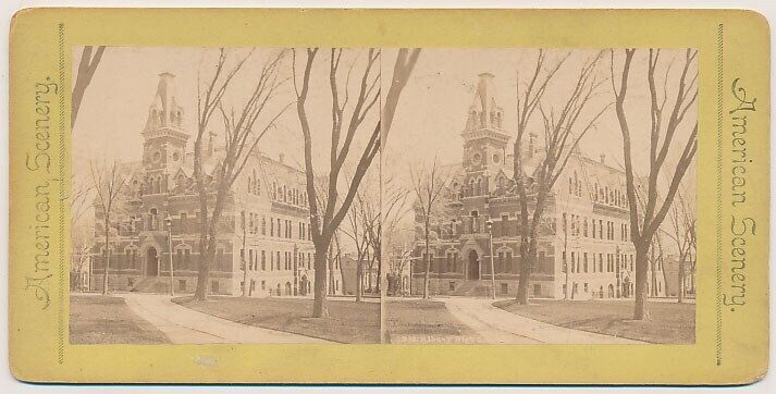 NEW YORK SV - Albany - First High School - American Scenery 1880s