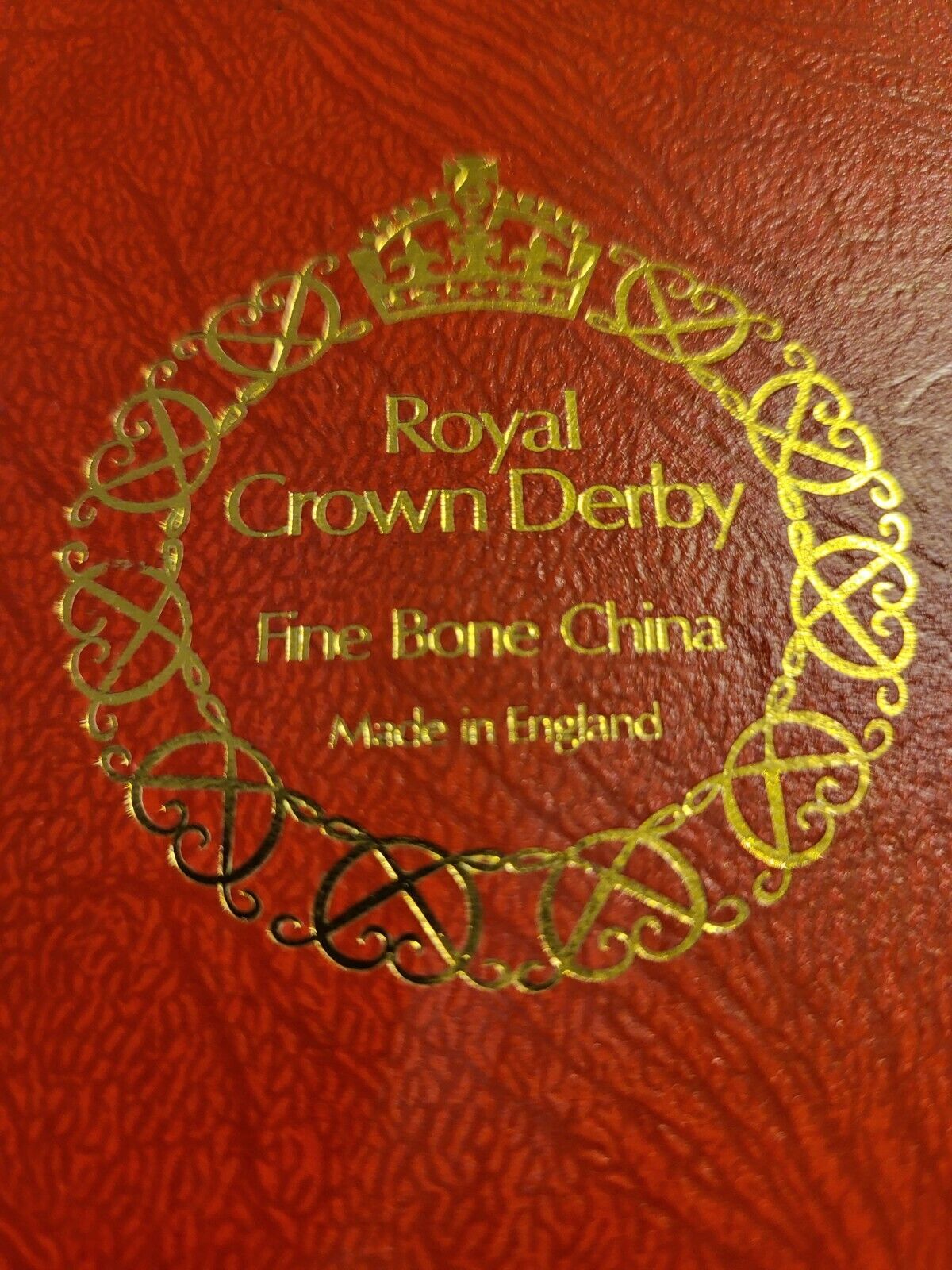 Vintage Royal Crown Derby Bone China Knife Set