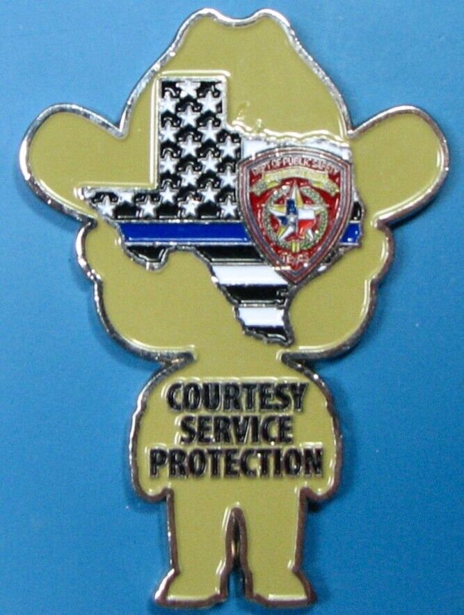 Texas Dept Of Public Safety. Challenge Coin. Souvenir. 2\