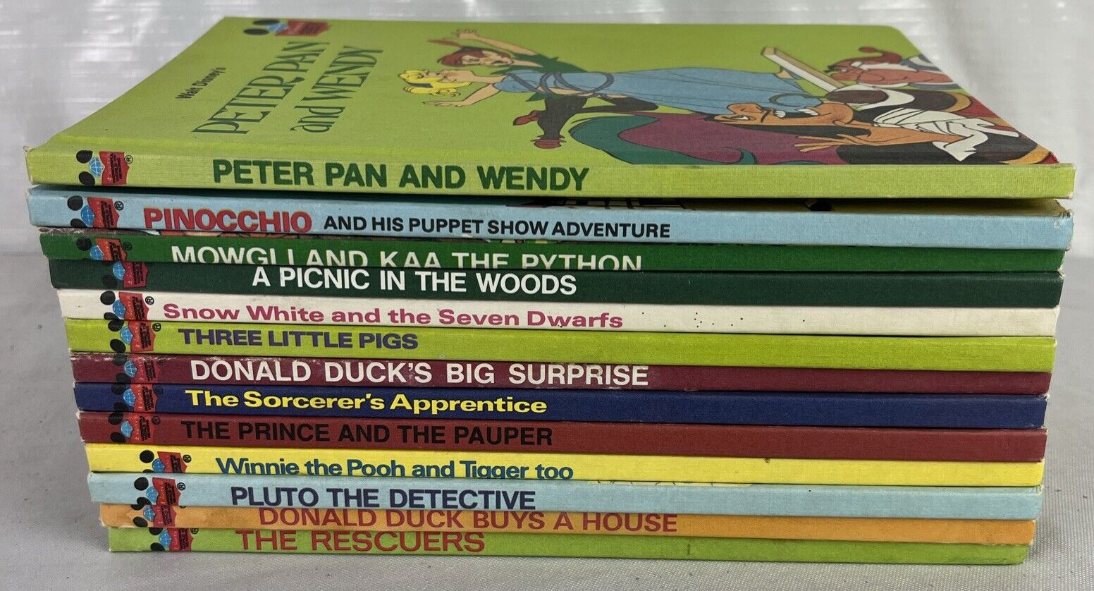 Vintage 1970’s Walt Disney - Disney’s Wonderful World Of Reading Books - Lot 13