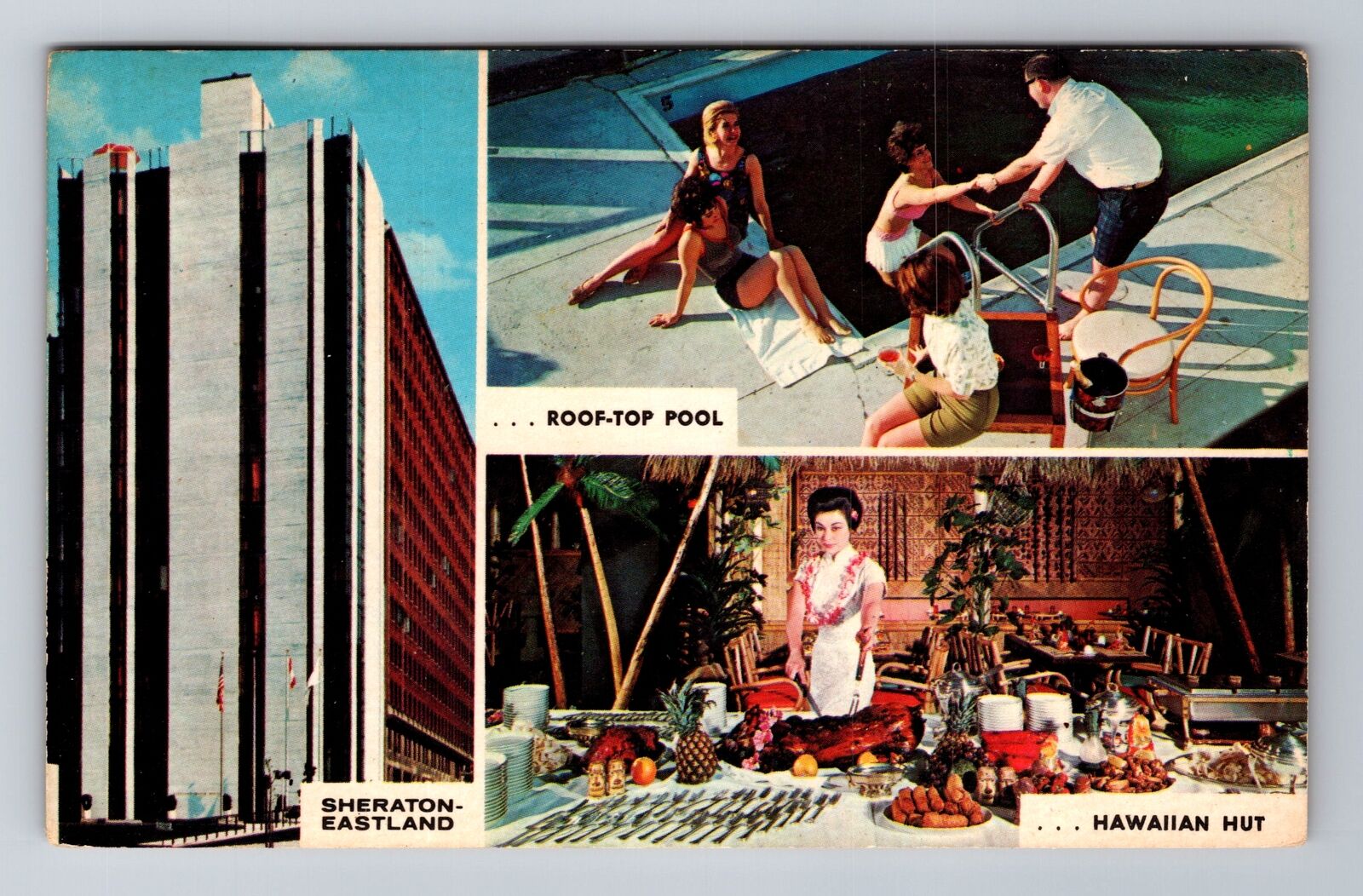 Portland ME-Maine, Sheraton Eastland Hotel, Advertising, c1967 Vintage Postcard