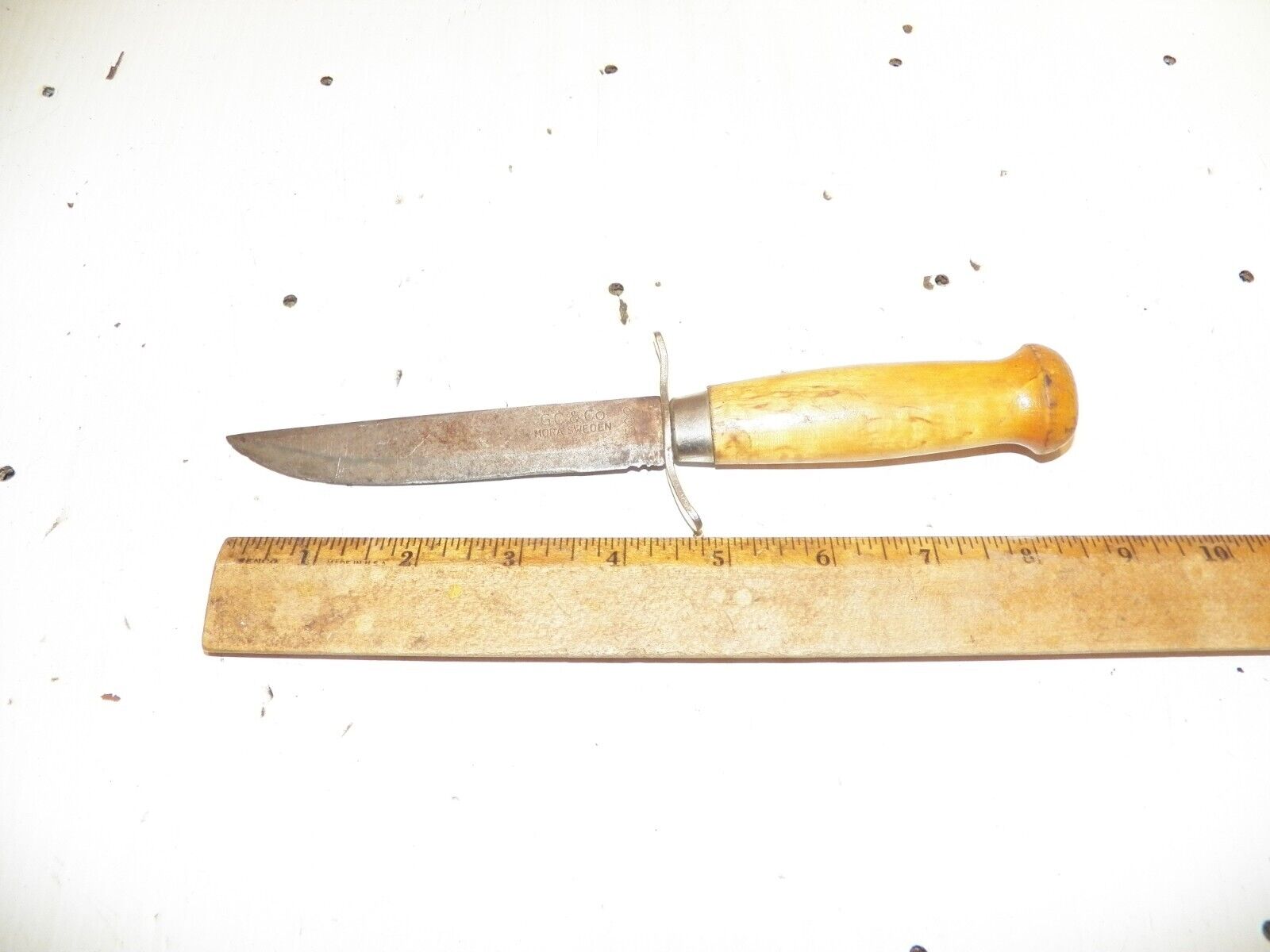 Vintage G. C & CO Fixed Blade Hunting Knife #502 - Mora, Sweden