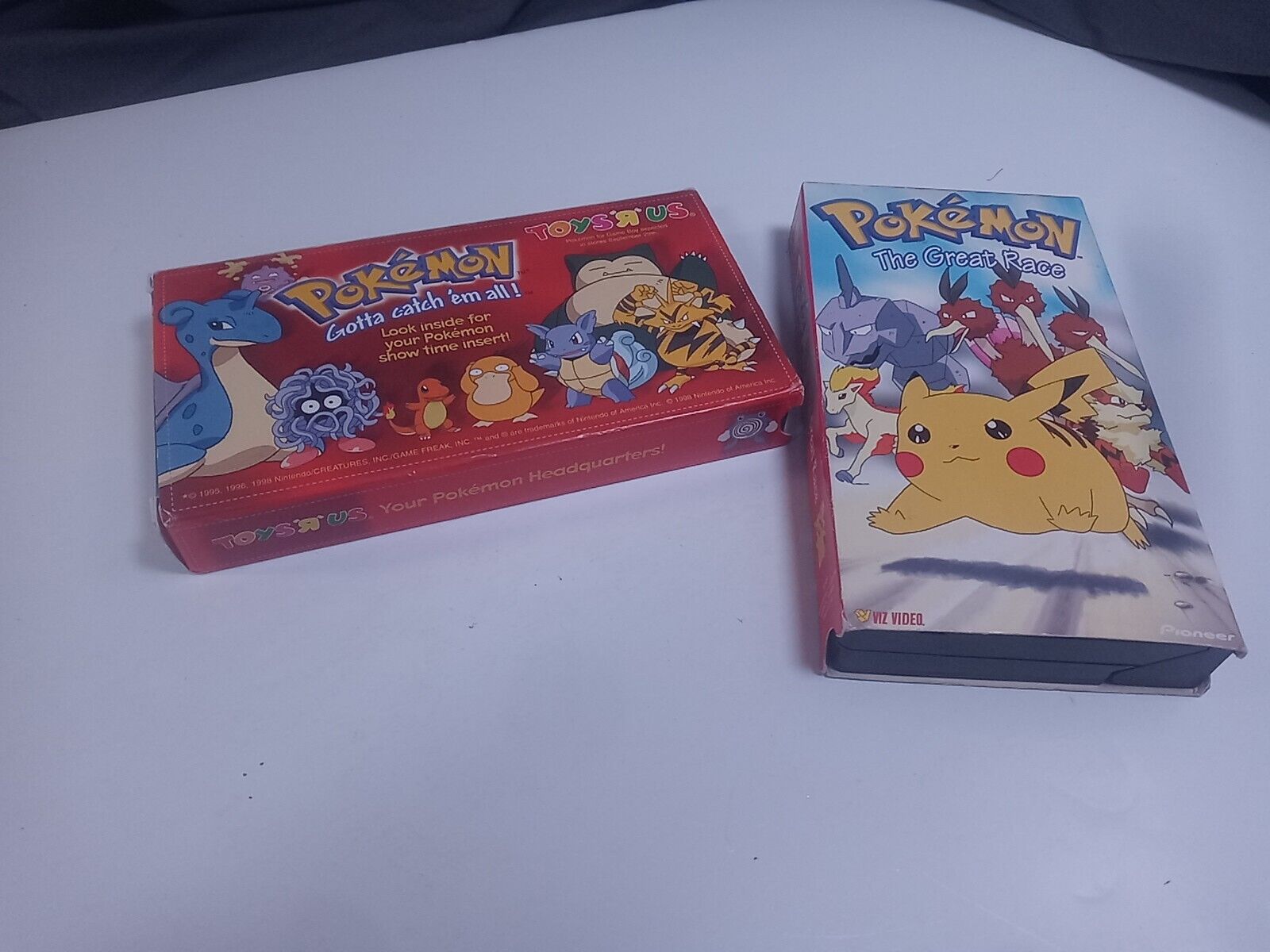 Pokemon Gotta Catch ‘Em All VHS - 1998 Promotional Video And Great Race