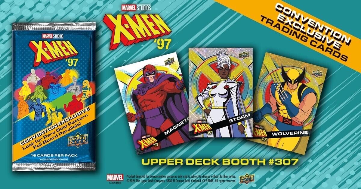 (1) SDCC 2024 Exclusive Upper Deck X-MEN \'97 Trading Card Pack of 16 TCG Presale