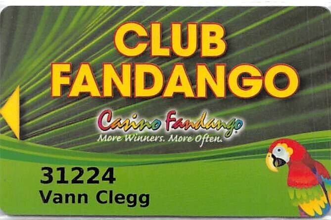 Casino Fandango - Carson City, NV - 8th Issue Slot Card LVP732789